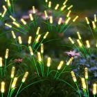 Leszúrható napelemes gyékény lámpa