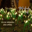 Napelemes gyékénylámpa