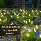 Napelemes gyékénylámpa