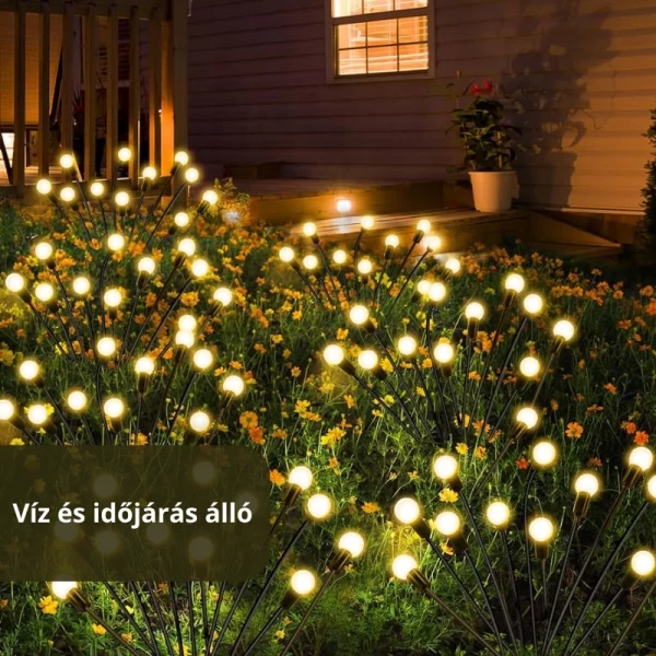 szentjánosbogár napelemes kerti lámpa
